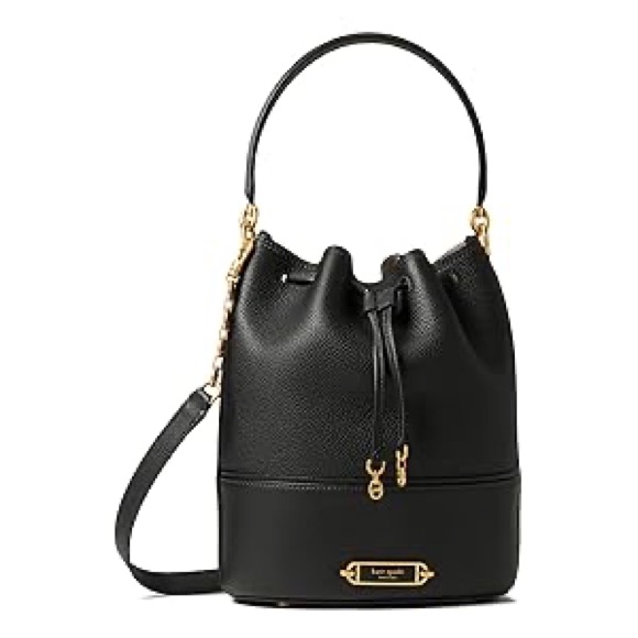 Black Bucket Bag With Gold Hardware - Kate Spade